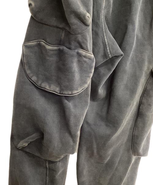 entire studios（エンタイアスタジオ）entire studios (エンタイアスタジオ) ヘビースウェットカーゴパンツ ブラック サイズ:Mの古着・服飾アイテム