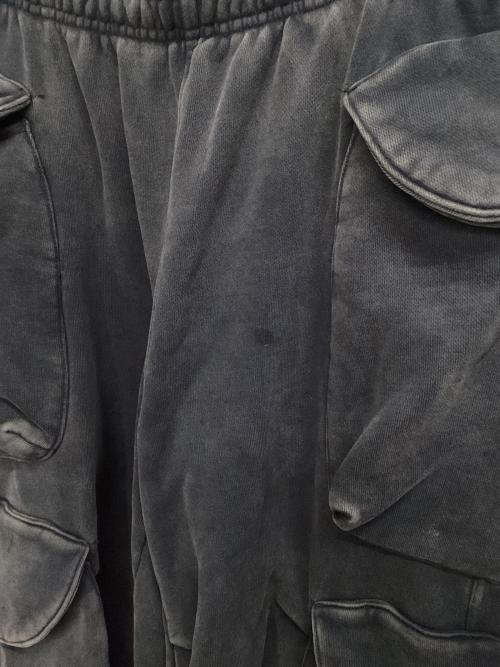 entire studios（エンタイアスタジオ）entire studios (エンタイアスタジオ) ヘビースウェットカーゴパンツ ブラック サイズ:Mの古着・服飾アイテム