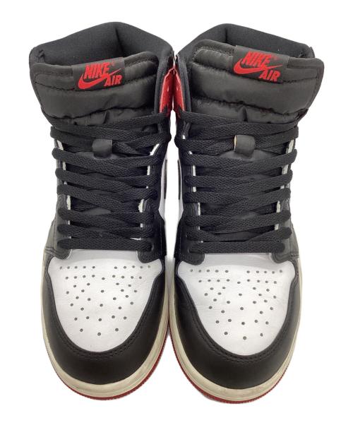 NIKE（ナイキ）NIKE (ナイキ) ハイカットスニーカー ホワイト×レッド×ブラック サイズ:27.5cmの古着・服飾アイテム