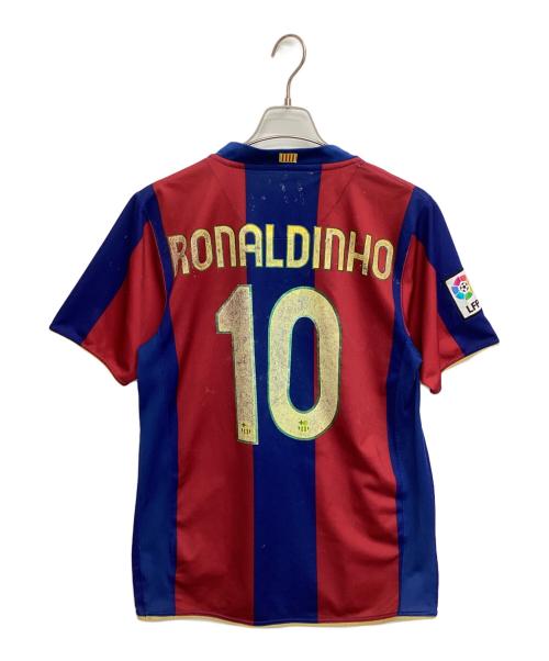 NIKE（ナイキ）NIKE (ナイキ) ゲームシャツ ブルー×レッド サイズ:Mの古着・服飾アイテム