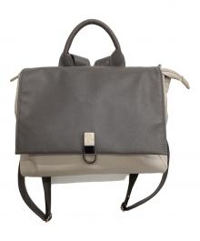 ear PAPILLONNER（イアパピヨネ）の古着「樹脂×メタルパーツリュック」｜グレー×ベージュ