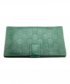 GUCCIグッチ）の古着「長財布」｜グリーン