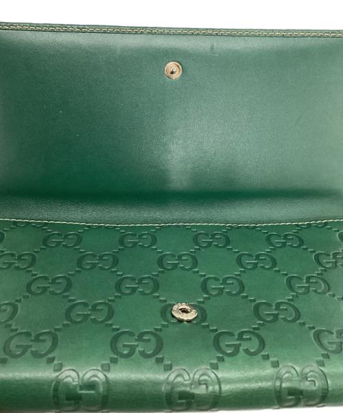 GUCCI（グッチ）GUCCI (グッチ) 長財布 グリーンの古着・服飾アイテム