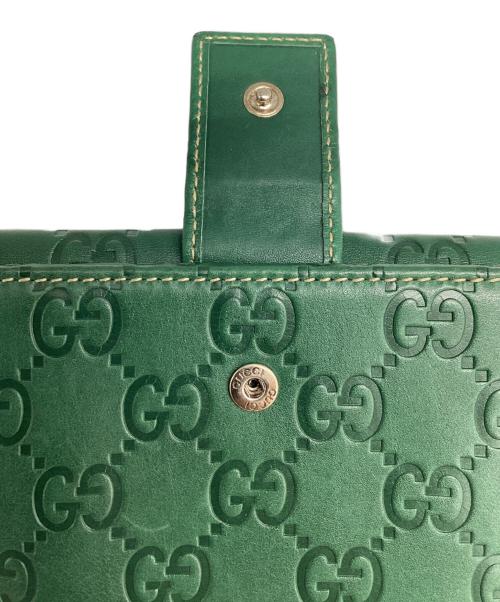 GUCCI（グッチ）GUCCI (グッチ) 長財布 グリーンの古着・服飾アイテム