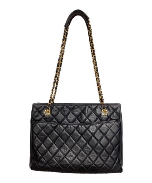 CHANEL（シャネル）CHANEL (シャネル) チェーンショルダーバッグ ブラックの古着・服飾アイテム