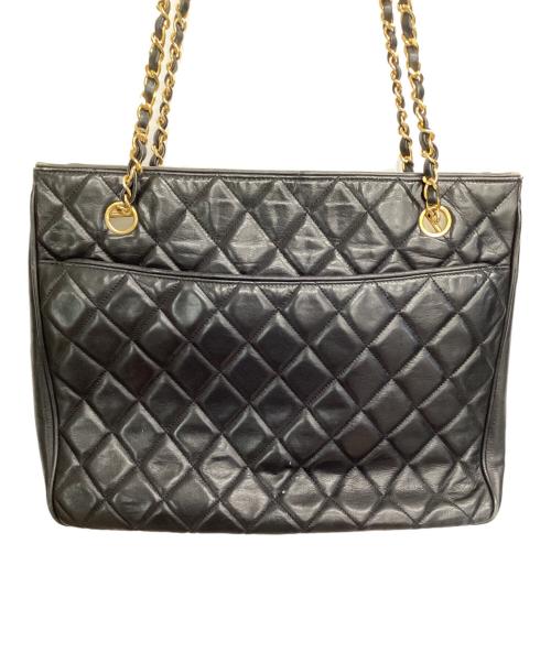 CHANEL（シャネル）CHANEL (シャネル) チェーンショルダーバッグ ブラックの古着・服飾アイテム