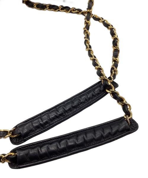 CHANEL（シャネル）CHANEL (シャネル) チェーンショルダーバッグ ブラックの古着・服飾アイテム