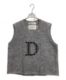 DAIRIKU（ダイリク）の古着「ニットベスト」｜グレー