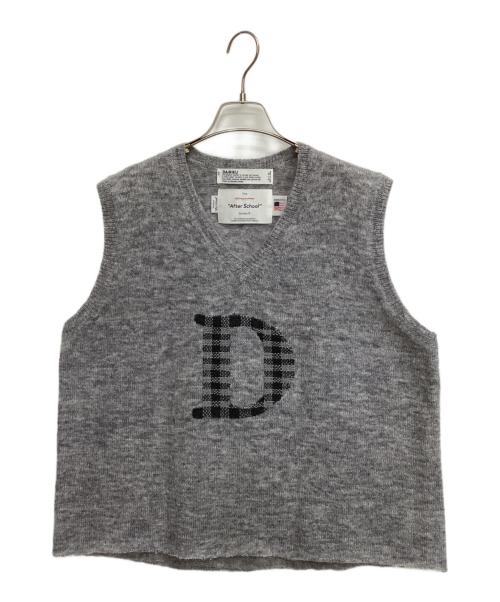 DAIRIKU（ダイリク）DAIRIKU (ダイリク) ニットベスト グレー サイズ:Fの古着・服飾アイテム