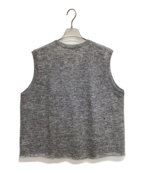 DAIRIKU（ダイリク）DAIRIKU (ダイリク) ニットベスト グレー サイズ:Fの古着・服飾アイテム