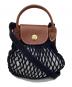LONGCHAMP（ロンシャン）の古着「ポーチ」｜ブラック×ブラウン