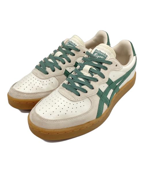 Onitsuka Tiger（オニツカタイガー）Onitsuka Tiger (オニツカタイガー) スニーカー ベージュ×グリーン サイズ:24の古着・服飾アイテム