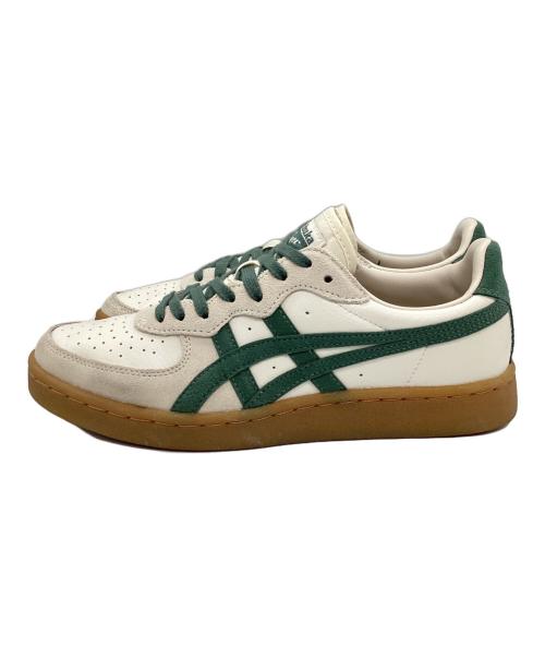Onitsuka Tiger（オニツカタイガー）Onitsuka Tiger (オニツカタイガー) スニーカー ベージュ×グリーン サイズ:24の古着・服飾アイテム