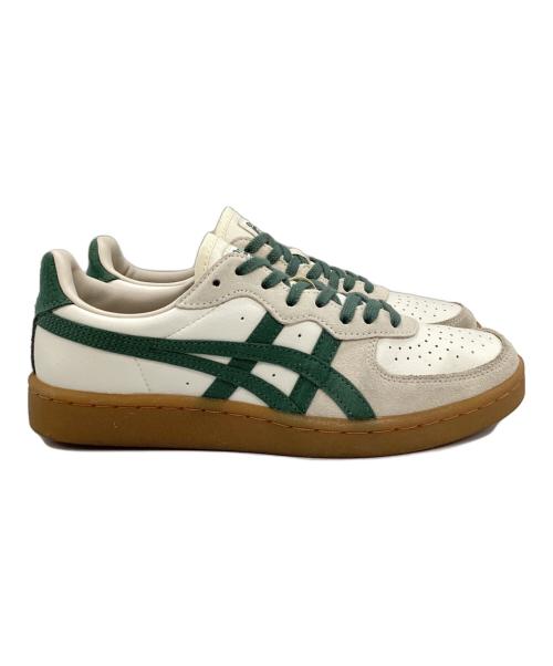 Onitsuka Tiger（オニツカタイガー）Onitsuka Tiger (オニツカタイガー) スニーカー ベージュ×グリーン サイズ:24の古着・服飾アイテム
