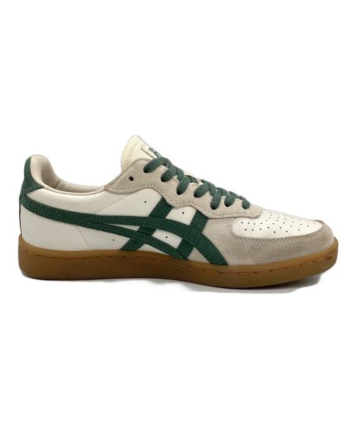 Onitsuka Tiger（オニツカタイガー）Onitsuka Tiger (オニツカタイガー) スニーカー ベージュ×グリーン サイズ:24の古着・服飾アイテム