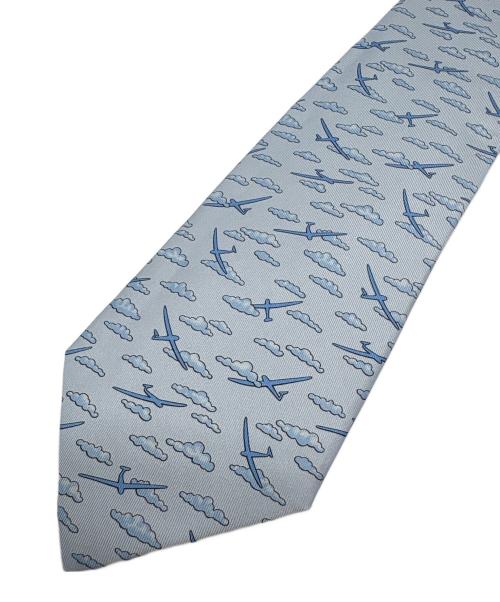 HERMES（エルメス）HERMES (エルメス) ネクタイ ブルー サイズ:FREEの古着・服飾アイテム