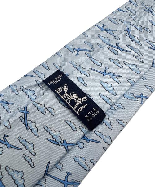 HERMES（エルメス）HERMES (エルメス) ネクタイ ブルー サイズ:FREEの古着・服飾アイテム