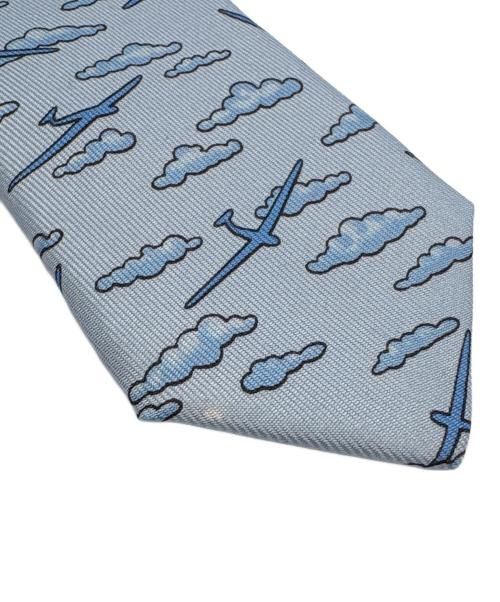 HERMES（エルメス）HERMES (エルメス) ネクタイ ブルー サイズ:FREEの古着・服飾アイテム