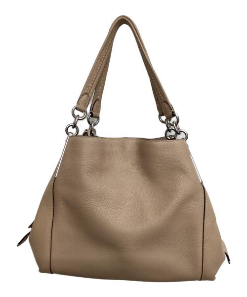 COACH（コーチ）COACH (コーチ) ハンドバッグ ベージュの古着・服飾アイテム