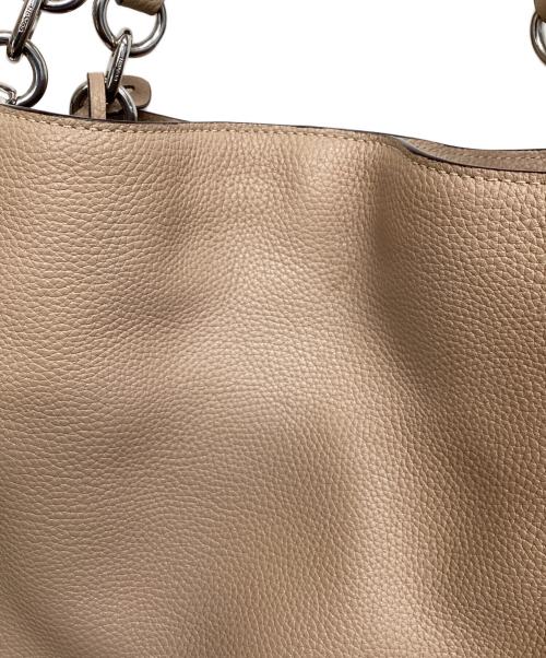 COACH（コーチ）COACH (コーチ) ハンドバッグ ベージュの古着・服飾アイテム