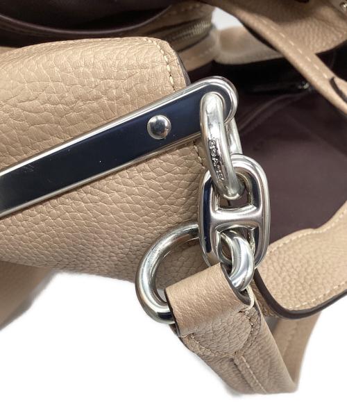 COACH（コーチ）COACH (コーチ) ハンドバッグ ベージュの古着・服飾アイテム