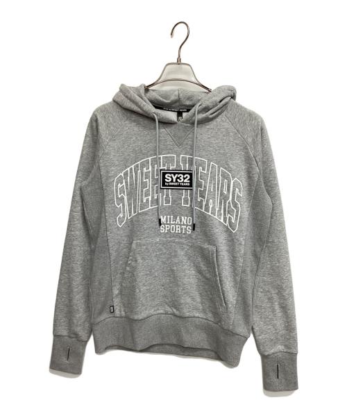 sy32 by sweet years（エスワイサーティトゥバイスィートイヤーズ）SY32 by SWEET YEARS (エスワイサーティトゥバイスィートイヤーズ) パーカー グレー サイズ:Ｍ 未使用品の古着・服飾アイテム