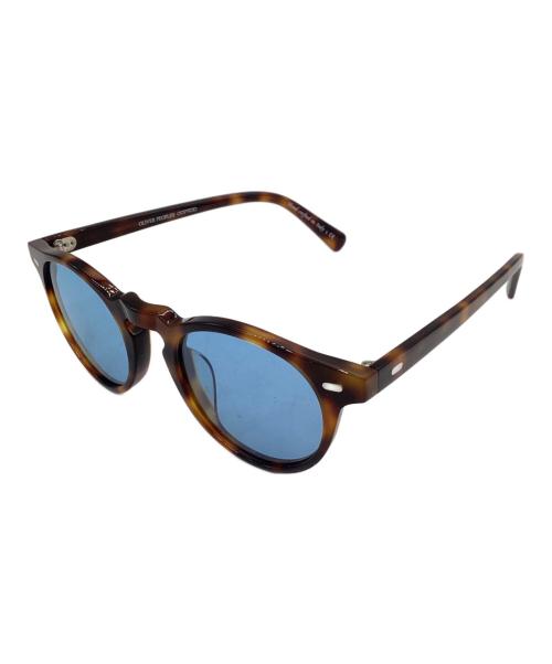 OLIVER PEOPLES（オリバーピープルズ）OLIVER PEOPLES (オリバーピープルズ) サングラス ブラウンの古着・服飾アイテム