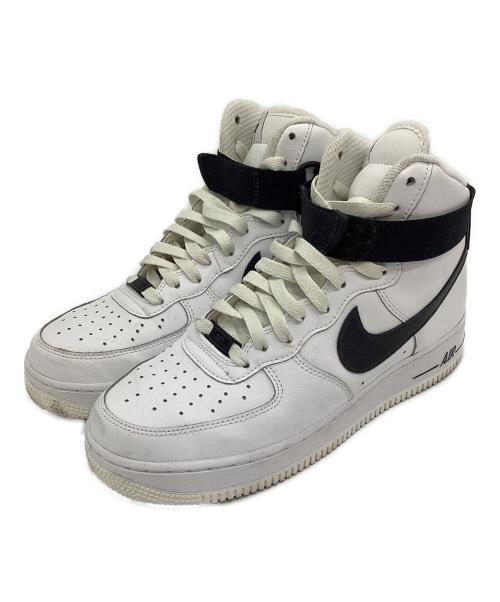 NIKE（ナイキ）NIKE (ナイキ) AIR FORCE1 HIGH ブラック×ホワイト サイズ:26の古着・服飾アイテム