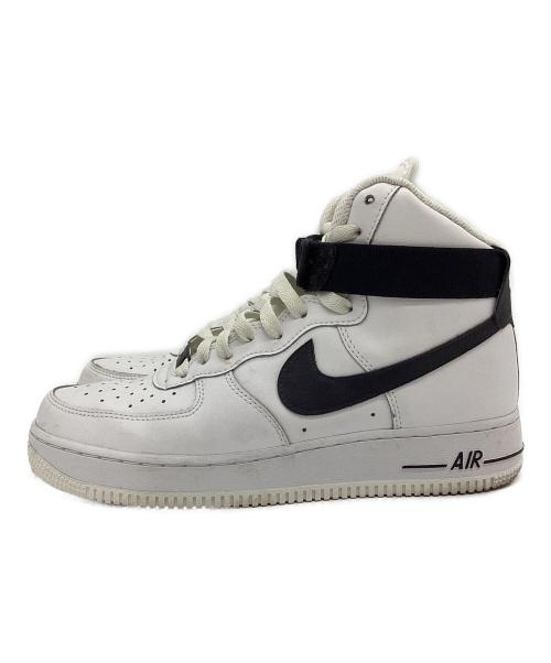 NIKE（ナイキ）NIKE (ナイキ) AIR FORCE1 HIGH ブラック×ホワイト サイズ:26の古着・服飾アイテム