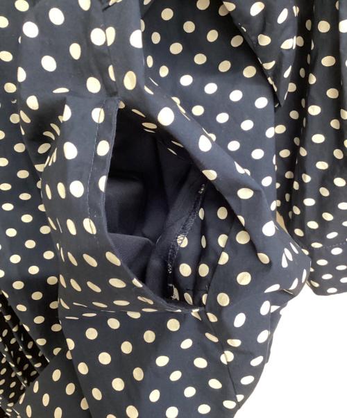 BEAMS BOY（ビームスボーイ）BEAMS BOY (ビームスボーイ) 長袖ワンピース ホワイト×ネイビー サイズ:表記なしの古着・服飾アイテム