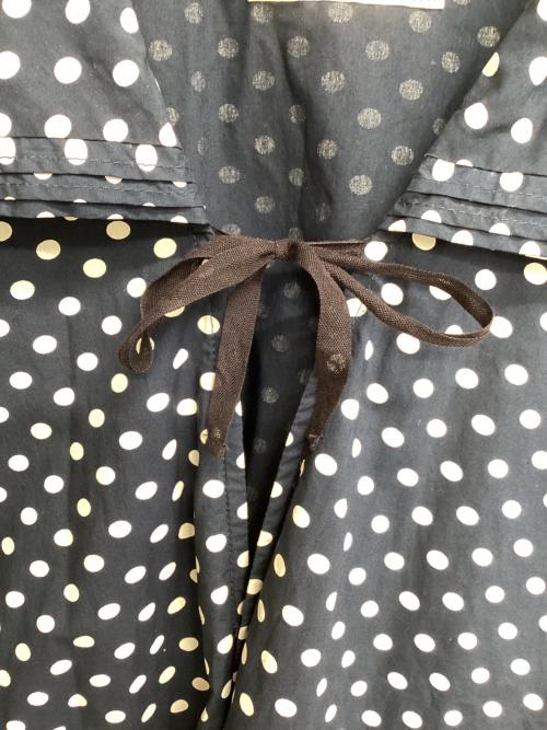 BEAMS BOY（ビームスボーイ）BEAMS BOY (ビームスボーイ) 長袖ワンピース ホワイト×ネイビー サイズ:表記なしの古着・服飾アイテム