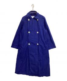 Veritecoeur（ヴェリテクール）の古着「ダブボタンコート」｜ブルー