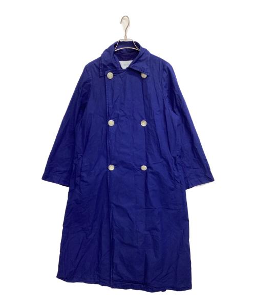Veritecoeur（ヴェリテクール）Veritecoeur (ヴェリテクール) ダブボタンコート ブルー サイズ:Ｆの古着・服飾アイテム