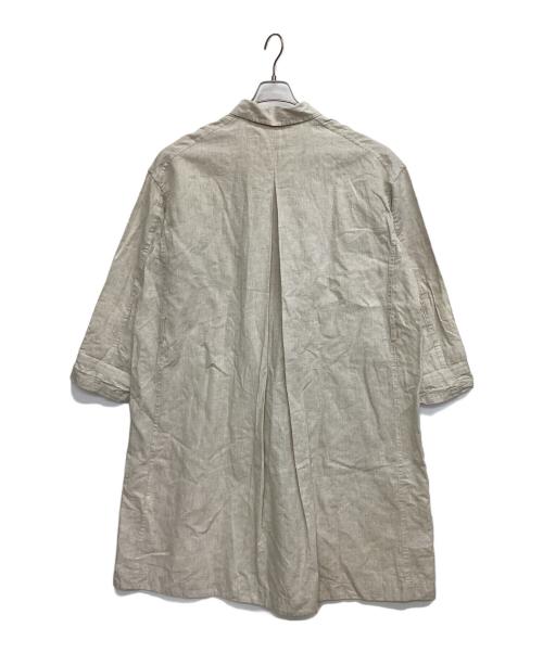 Veritecoeur（ヴェリテクール）Veritecoeur (ヴェリテクール) リネンコート ベージュ サイズ:Freeの古着・服飾アイテム