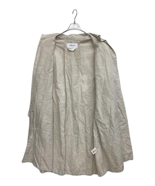 Veritecoeur（ヴェリテクール）Veritecoeur (ヴェリテクール) リネンコート ベージュ サイズ:Freeの古着・服飾アイテム