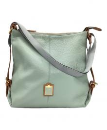 HerSchedule（ハースケジュール）の古着「2WAYバッグ」｜ブルー×ブラウン