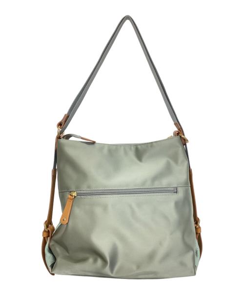 HerSchedule（ハースケジュール）HerSchedule (ハースケジュール) 2WAYバッグ ブルー×ブラウンの古着・服飾アイテム