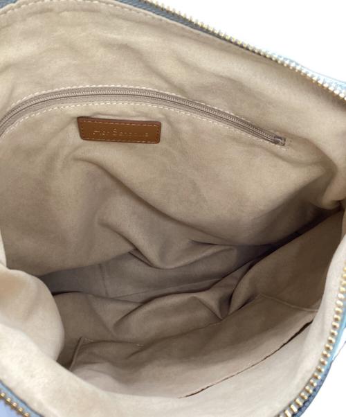 HerSchedule（ハースケジュール）HerSchedule (ハースケジュール) 2WAYバッグ ブルー×ブラウンの古着・服飾アイテム