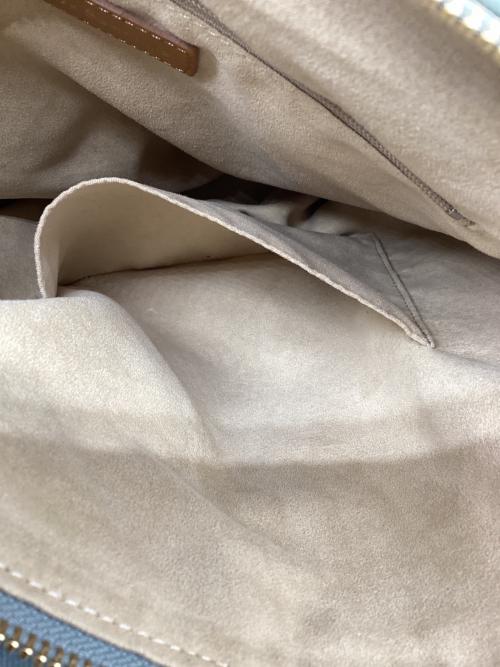 HerSchedule（ハースケジュール）HerSchedule (ハースケジュール) 2WAYバッグ ブルー×ブラウンの古着・服飾アイテム