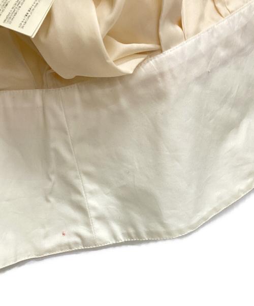 BALENCIAGA（バレンシアガ）BALENCIAGA (バレンシアガ) 半袖ブラウス ベージュ×グレー サイズ:34の古着・服飾アイテム