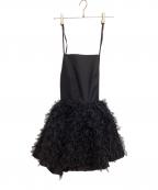 Bibiy.ビビィ）の古着「ノースリーブ・キャミソールワンピース」｜ブラック