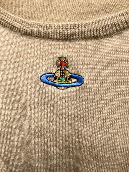 Vivienne Westwood RED LABEL（ヴィヴィアンウエストウッドレッドレーベル）Vivienne Westwood RED LABEL (ヴィヴィアンウエストウッドレッドレーベル) 薄手ニット ベージュ サイズ:Sの古着・服飾アイテム