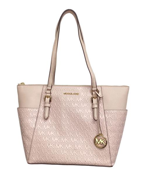 MICHAEL KORS（マイケル・コース）MICHAEL KORS (マイケル・コース) トートバッグ ピンクの古着・服飾アイテム
