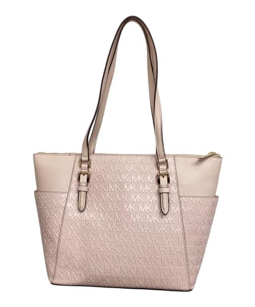MICHAEL KORS（マイケル・コース）MICHAEL KORS (マイケル・コース) トートバッグ ピンクの古着・服飾アイテム