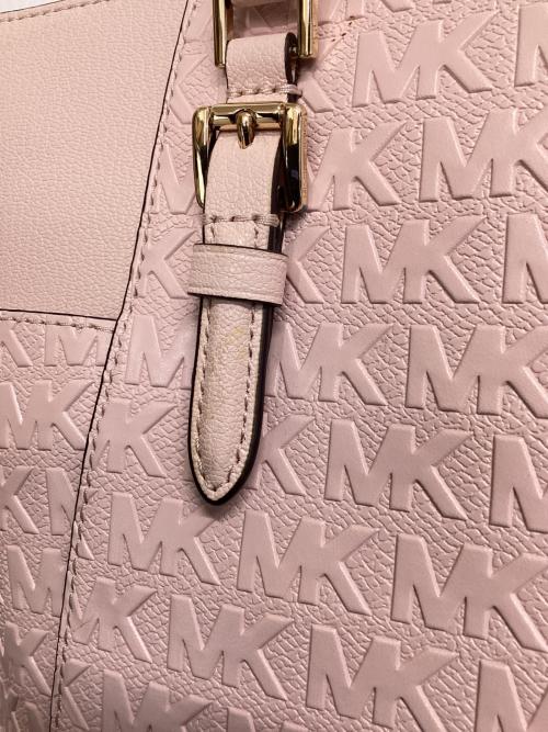 MICHAEL KORS（マイケル・コース）MICHAEL KORS (マイケル・コース) トートバッグ ピンクの古着・服飾アイテム