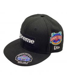 SUPREME×New Era（シュプリーム×ニューエラ）の古着「キャップ」｜ブラック