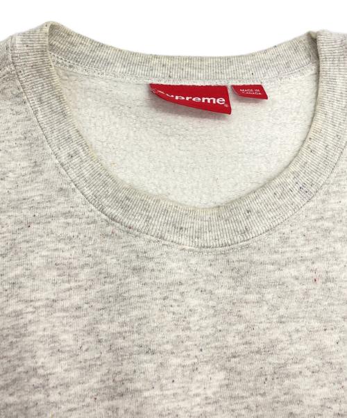 SUPREME（シュプリーム）Supreme (シュプリーム) クルーネックスウェット グレー サイズ:Lの古着・服飾アイテム