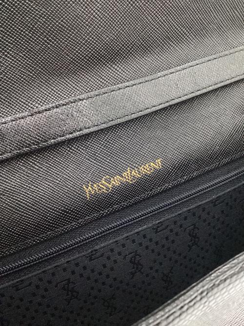 Yves Saint Laurent（イヴサンローラン）Yves Saint Laurent (イヴサンローラン) ショルダーバッグ ブラックの古着・服飾アイテム