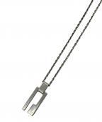 GUCCIグッチ）の古着「Gモチーフネックレス」｜シルバー