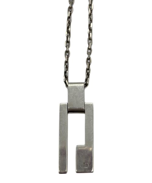 GUCCI（グッチ）GUCCI (グッチ) Gモチーフネックレス シルバーの古着・服飾アイテム